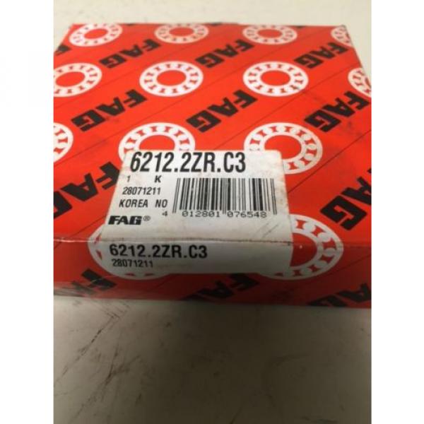 NEW,  FAG  BEARING  P/N 6212.2ZR.C3 #4 image