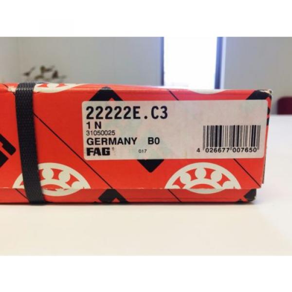 22222 FAG BRAND - NEW IN BOX - FREE SHIPPING - SPHERICAL ROLLER BEARING #4 image