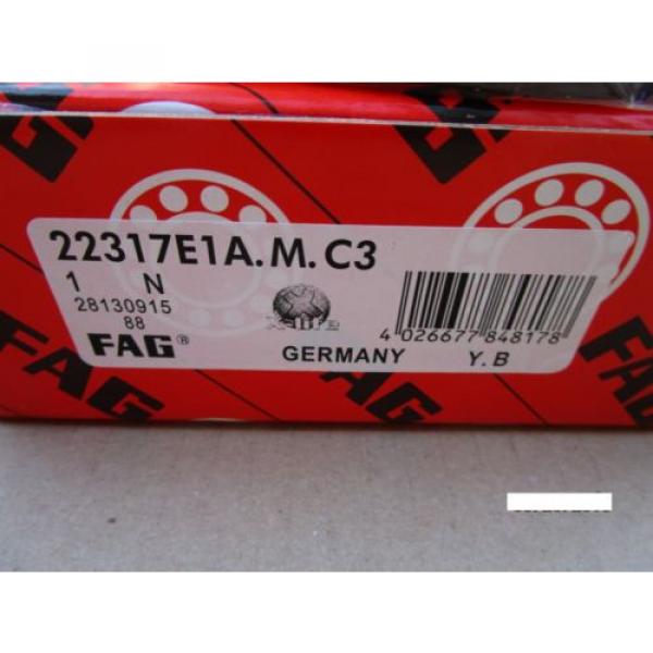 Fag 22317E1A.M.C3, 22317E 1A.M.C3, Spherical Roller Bearing(=2 SKF,NSK ,NTN,SNR) #2 image