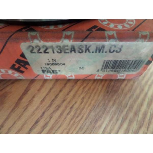 Fag Spherical Roller Bearing 22213EASK.M.C3 22213EASKMC3 New #2 image