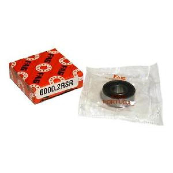 NEW IN BOX FAG DEEP GROOVE BALL BEARING 10MM X 26MM X 8MM 6000.2RSR (2 AVAIL.) #5 image