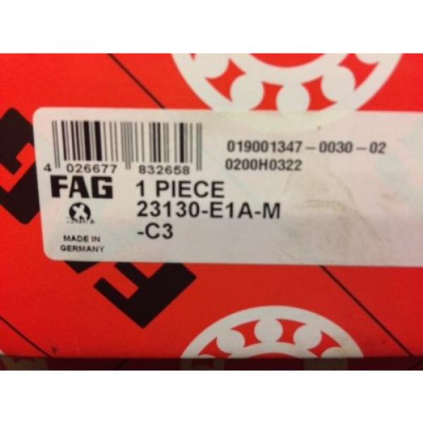 Fag 23130-E1A-M-C3 Spherical Roller Bearing-New Repack with Polyrex-EM Grease #3 image