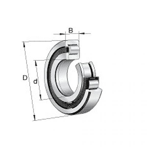 NUP332-E-M1A-C3 FAG Cylindrical roller bearing #5 image